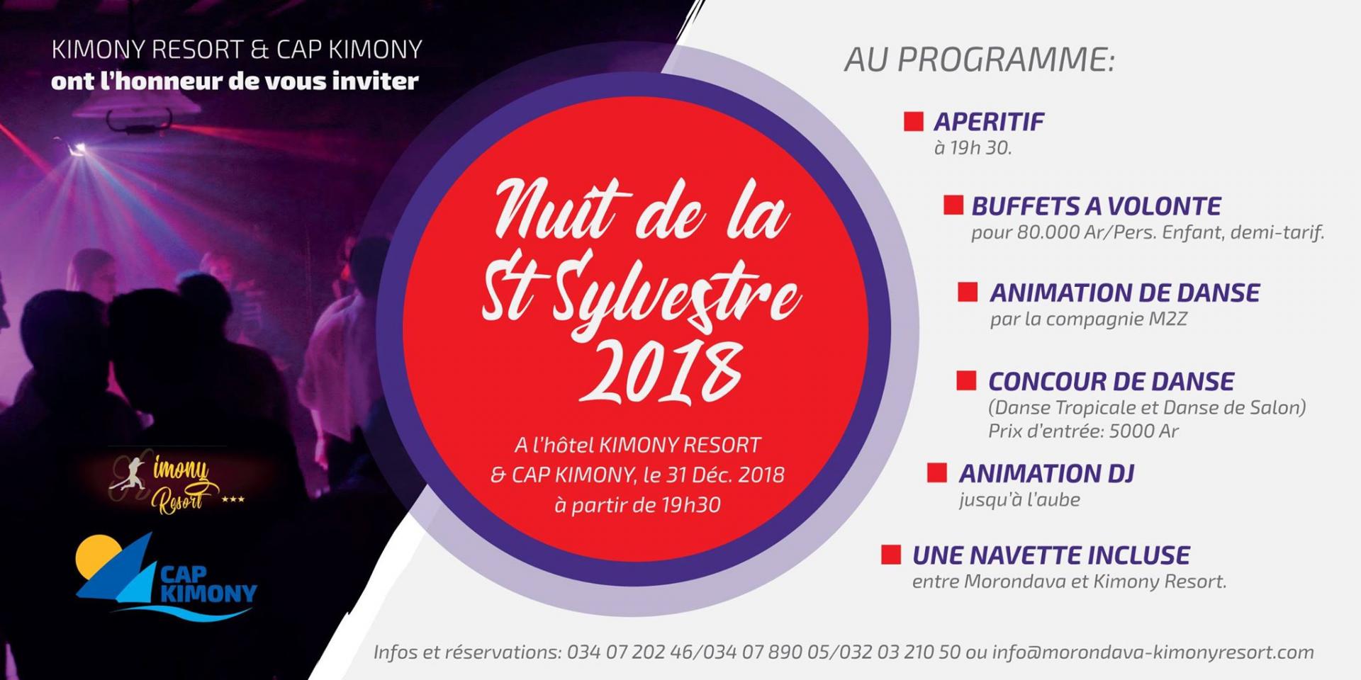 Nuit de saint sylvestre cap kimony morondava 2018